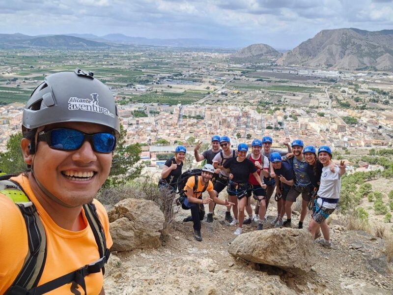Callosa del Segura: Via Ferrata - The Route: From the Easier to the More Challenging Section