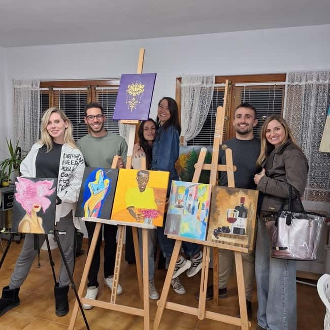 Calp, Valencia: Art and Wine Painting Workshop - Key Points