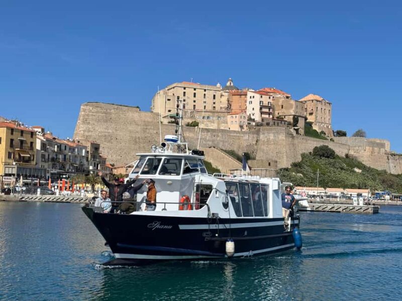 Calvi: Guided boat tour for 48 people to Scandola and Girolata - Weather and Cancellation Policies