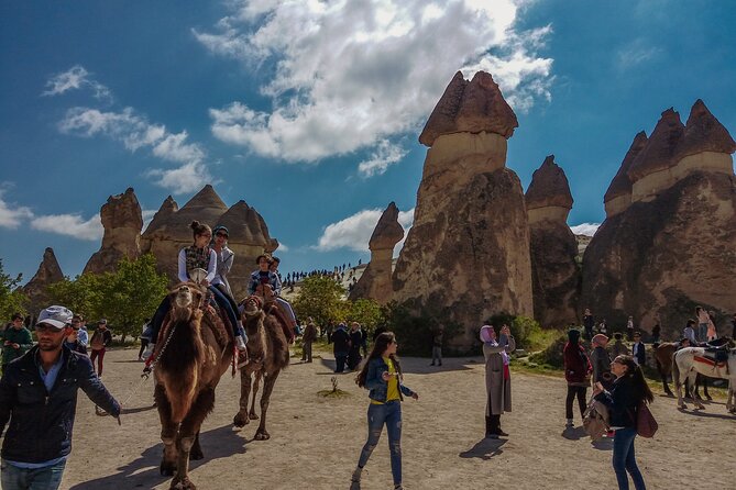 Camel Ride Through Cappadocia's Fairy Chimneys With Balloon view - Exploring Cappadocias Fairy Chimneys on Camelback