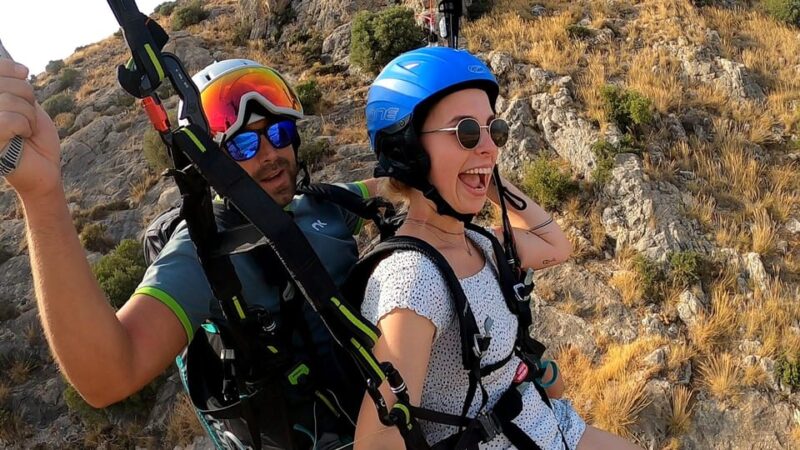 Caminito Del Rey Environment: Tandem paragliding flights - The Takeoff and Flightover the Surrounding Landscape