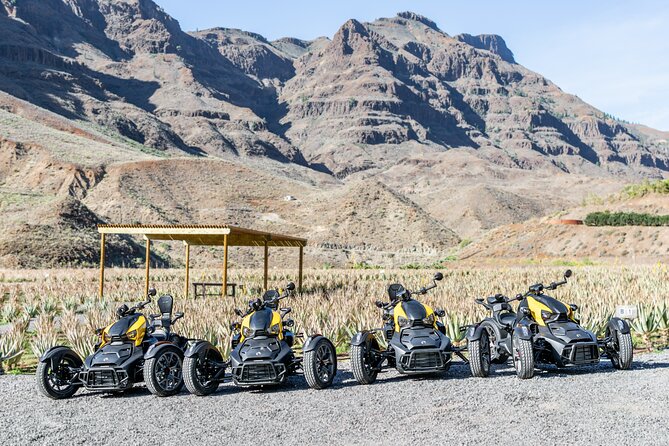 Can-am Ryker three wheels tricycle Mountain Tour (Maspalomas) - Scenic Drive from Maspalomas to Fataga