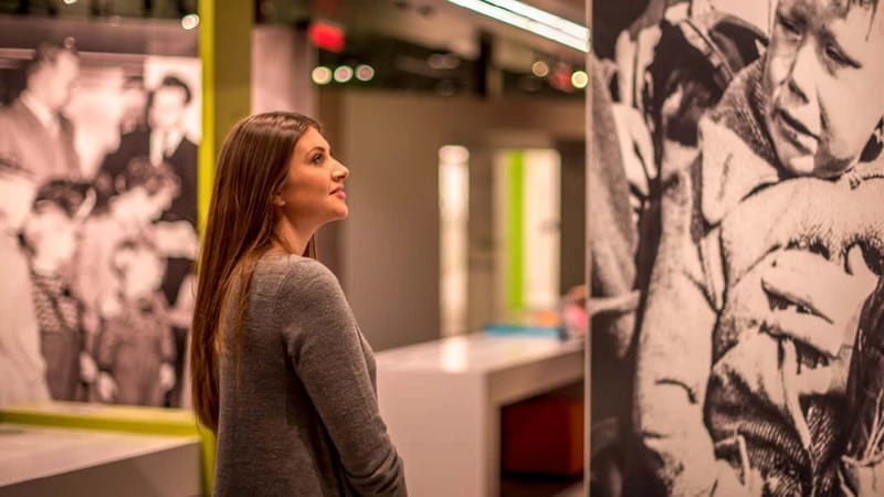 Canadian Museum of Immigration at Pier 21 Admission & Tour - Watching the In Canada Documentary