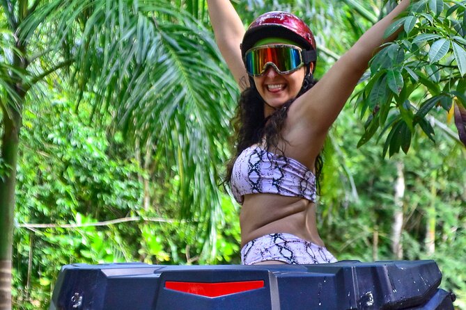 Cancun Adrenaline Rush; ATV, Zipline and Cenote discovery - Ziplining and Hanging Bridges: Flying Over the Jungle Canopy