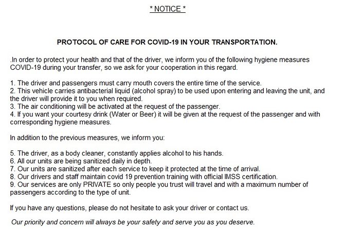 Cancun Airport Private Transfer One Way: To or From Akumal area Up to 03 Pass. - Meeting Point and Service Hours