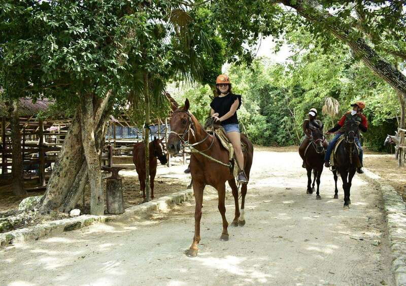 Cancun: Amazing Horseback Riding Tour, Cenote, Zipline & ATV - Tasting Local Flavors with a Tacos Snack