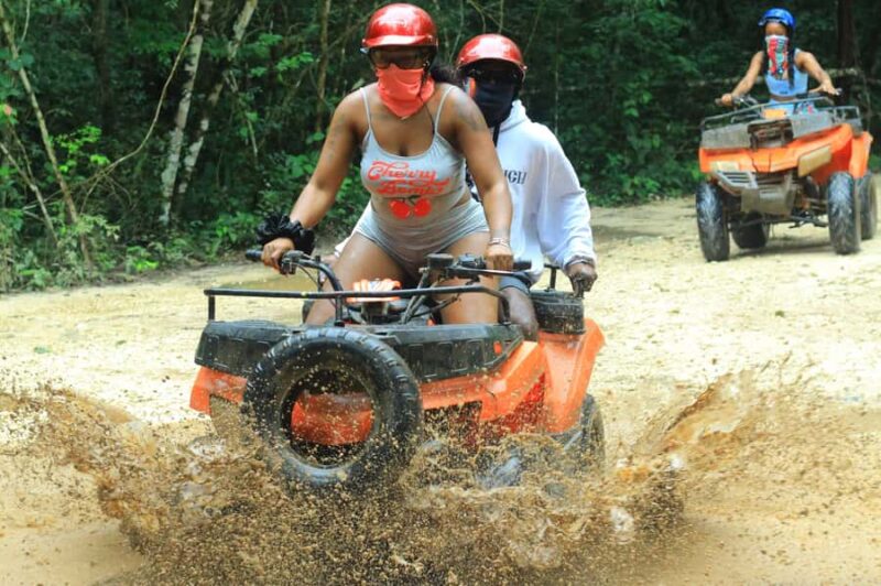 CANCUN: ATV Adventure, Ziplines, Cenote + 24K Club Open Bar - Exciting Cancun Adventure with ATV, Ziplines, Cenote Swim, and Nightclub Access