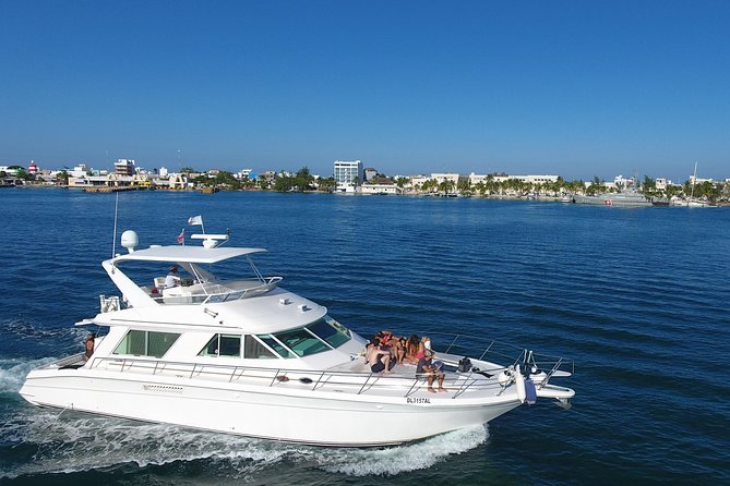 Cancun Boat Tour to Isla Mujeres on Luxury Yacht with Chef -SR55C - Water Activities and Swimming Opportunities