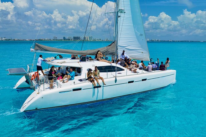 Cancún Catamaran to Isla Mujeres + Snorkel, Open Bar & Lunch - Exciting All-Inclusive Day on a Cancún Catamaran to Isla Mujeres for $55