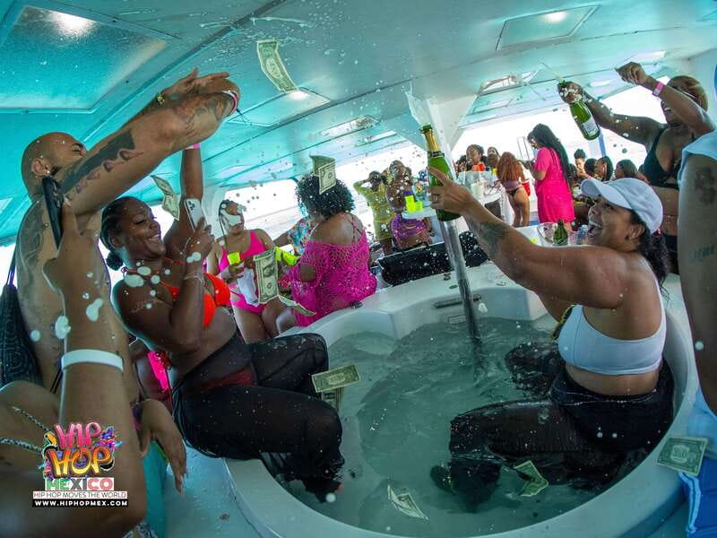 Cancun: Hip Hop Sessions Party Boat Cruise - Swimming, Snorkeling, and Water Activities