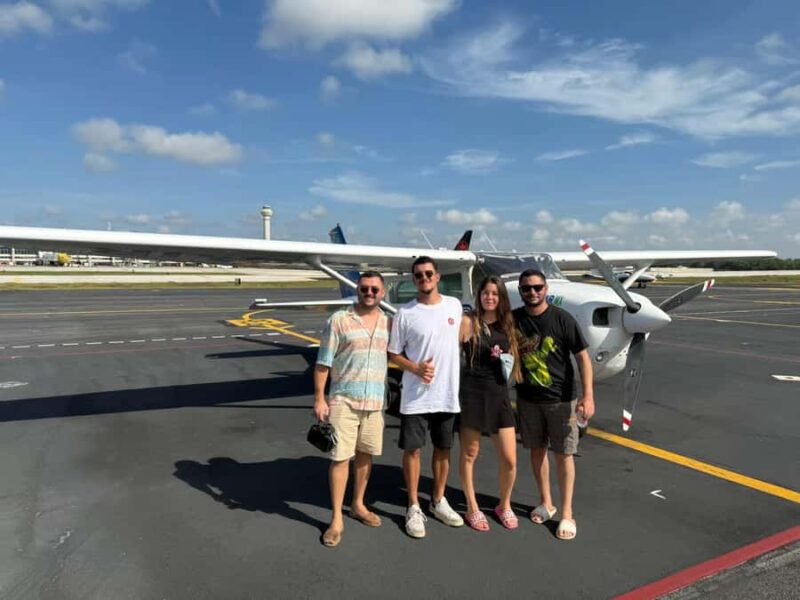 Cancun Hotel Zone: Panoramic Flight - Discover Cancun from a New Perspective with a 30-Minute Panoramic Flight