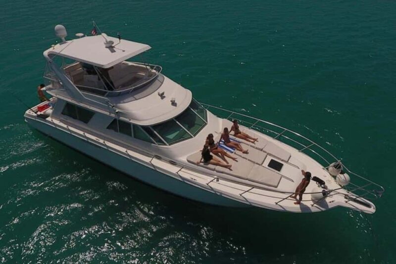 Cancun: Luxury Yacht Tour to Isla Mujeres Chef #GMBSR55FUN - Snorkeling and Swimming in the Caribbean’s Clear Waters