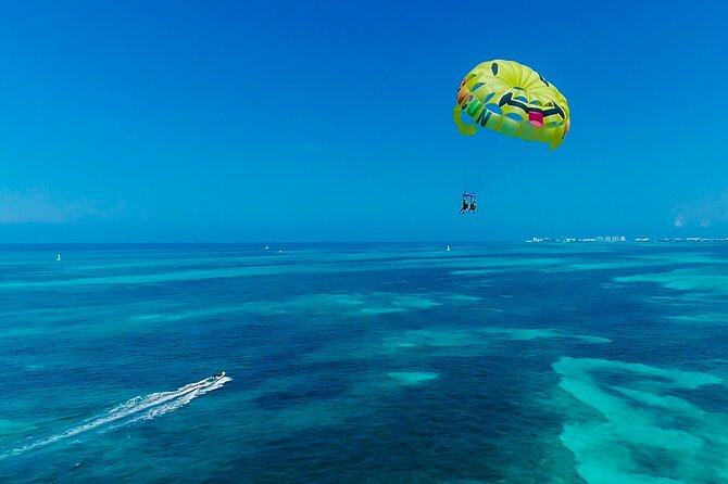 Cancun Parasail Open Schedule - The 3-Mile Water Taxi Ride to the Main Parasailing Boat