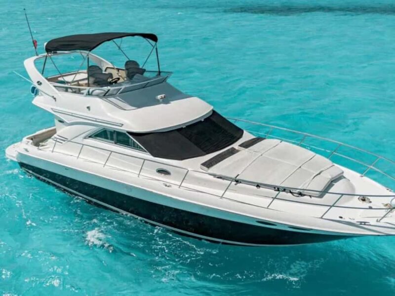 Cancun: Rent a Sea Ray F43 yacht to Isla Mujeres - What Makes the Sea Ray F43 Yacht Special