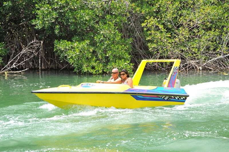 Cancun: Speedboat Mangrove Jungle & Snorkel Tour - Driving Your Own Speedboat Through Nichupte Lagoon