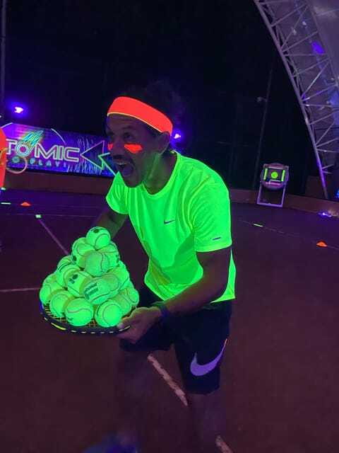 Cancun: Tennis Black-light Experience at RN Tennis Centre - What to Bring and What to Avoid