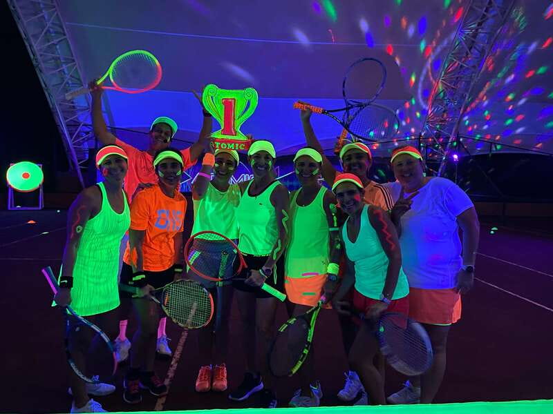 Cancun: Tennis Black-light Experience at RN Tennis Centre - Duration, Timing, and Booking Flexibility