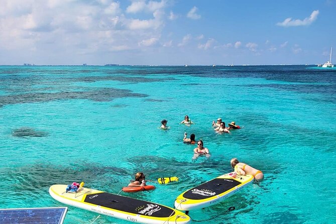 Cancun to Isla Mujeres Private Catamaran Cruising Snorkeling Fun! - The Beach Club and Lunch Experience