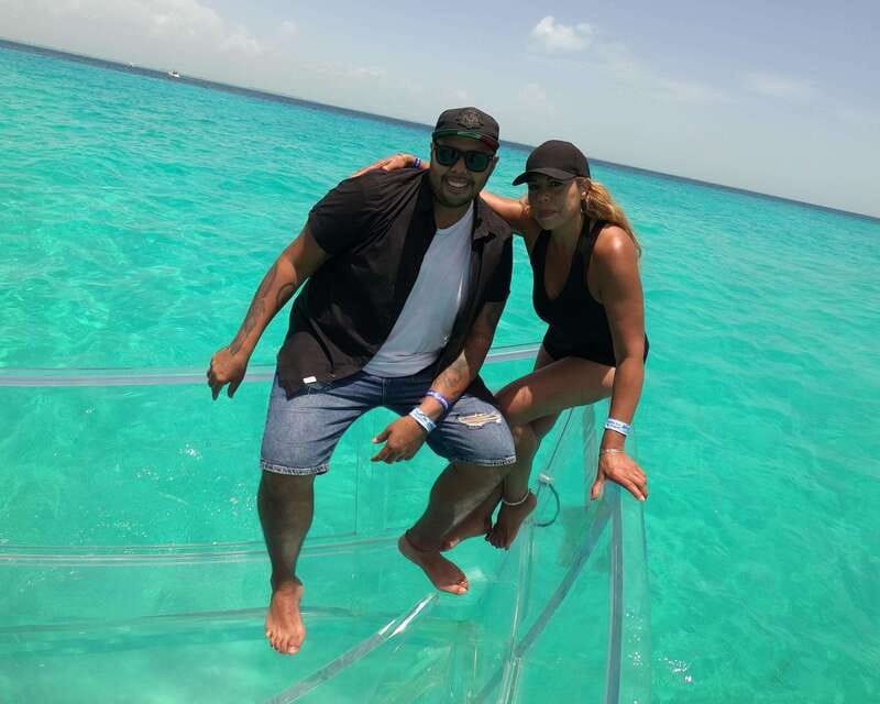 Cancun: Transparent Boat Tour with Drinks - Drinks and Refreshments on Board