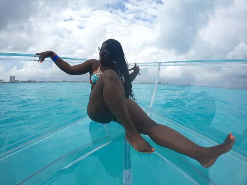 Cancun: Transparent Boat Tour with Soft Drinks - Visiting a Stunning Reef Near Cancun