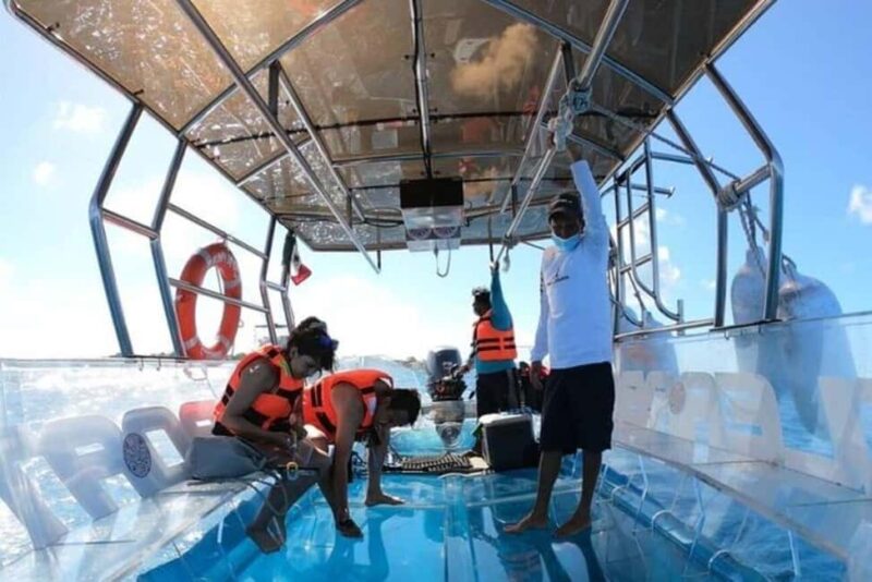 Cancun: Transparent Boat Tour with Soft Drinks - What Soft Drinks and Amenities Are Included?