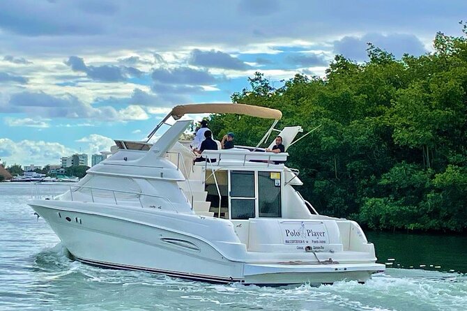 Cancun Yacht Tour - SEARAY YACHT 46 FT GREAT FOR SUNSET 15 PEOPLE MAX 25P9 - Highlights of the Reviews