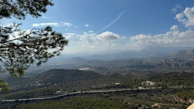 Canelobre Caves and Busot Village Tour including transfer - Mountain Viewpoint and Scenic Drive