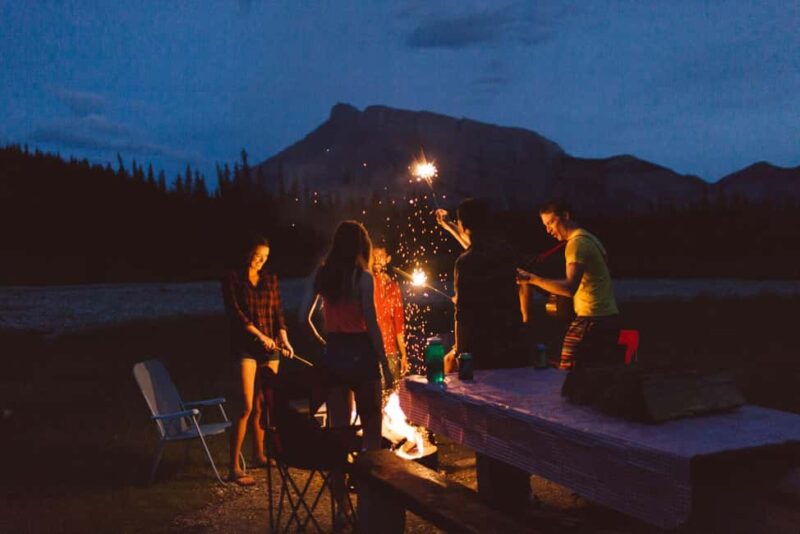 Canmore: Remote Campfire Experience with Evening Walk - 2hrs - Exploring the Secluded Campsite in the Rocky Mountains