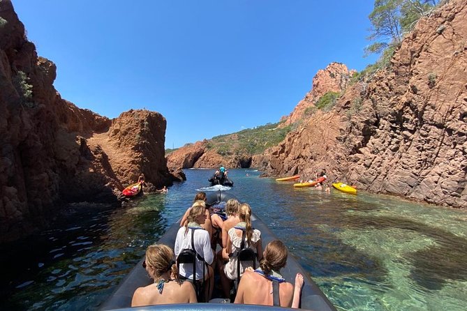 Cannes: Nautical Excursion - Estérel 2H30 - Swimming and Snorkeling Opportunities