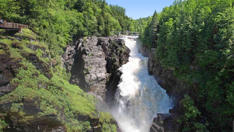 Canyon Sainte-Anne: Park Admission Ticket - The Majesty of the 74-Meter Waterfall