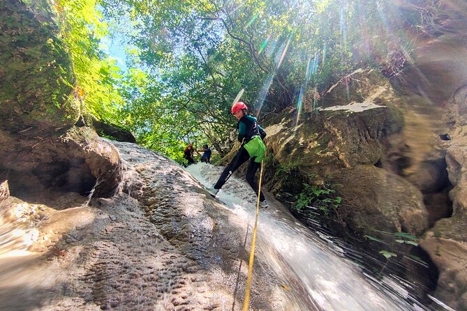 Canyoning and Zipline in Polylimnio Waterfalls - The Zipline Experience Over the Lake