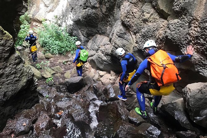 CANYONING aquatic and fun route in Gran Canaria - The Scenic Backdrop: Volcanoes and Waterfalls
