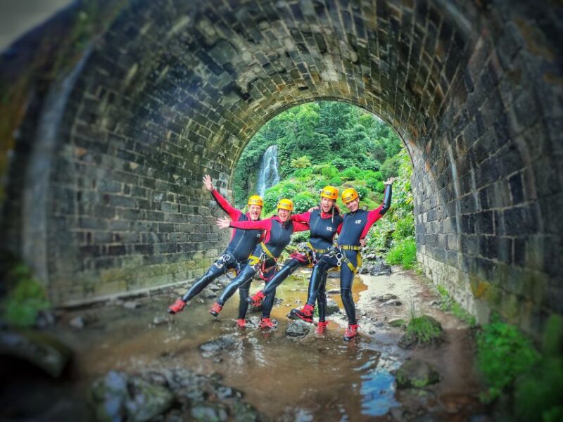 Canyoning Experience & Furnas Tour (Azores - São Miguel) - The Thrills of Canyoning: Jumps, Abseils, and Slides