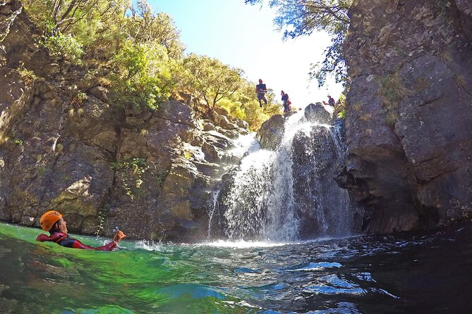 Canyoning Experience Level II Moderate - The Challenging Terrain of Ribeiro do Cidrão