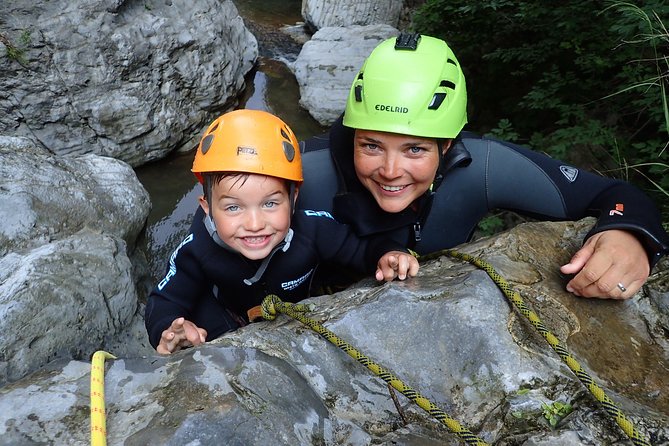 Canyoning "Family-Fun" - family friendly Canyoningtour - Discover a Kid-Friendly Canyoning Adventure in Lombardy