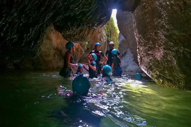 Canyoning Gorge Descent, river walk in Benahavis. - Navigating the Waterfalls, Lakes, and Water Slides