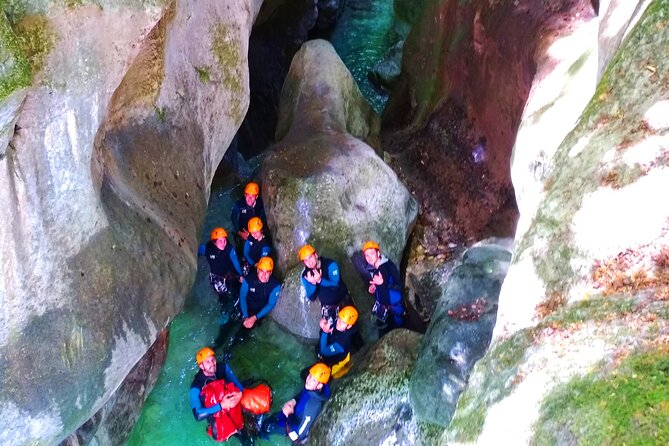 Canyoning Grenoble: the Furon canyon - The Final Jumps and Slides for a Memorable Finish