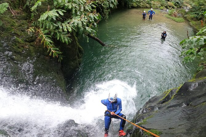 Canyoning in Ribeira da Salga - The Thrilling Activities: Jumps and Rappels