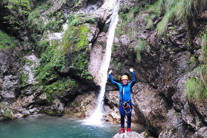 Canyoning in Susec Canyon - Scenic Cable Drive Over Bovec Valley