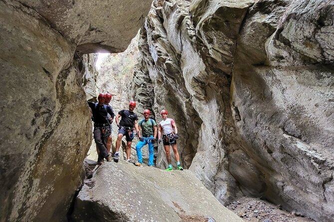 Canyoning in Tenerife South - Navigating the Narrow Canyon Walls