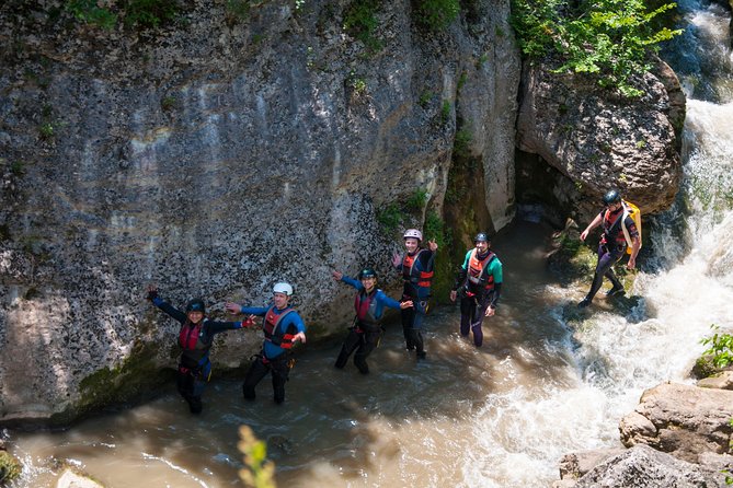 Canyoning Negovanka river - The Challenge and Joy of Rappelling at Momin Skok Waterfall