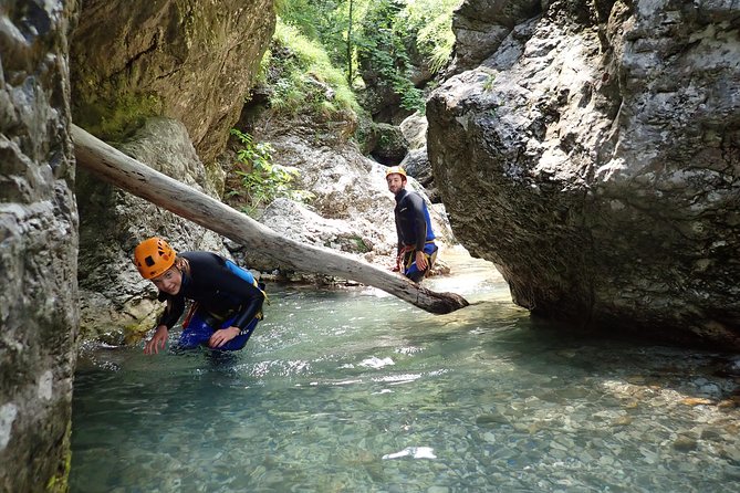 Canyoning Susec with leading local company - since 1989 - The Route: From the Old Italian Mule Track to the Canyon Bottom