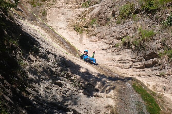 Canyoning "Vione" - advanced Canyoningtour also for sportive beginner - The Equipment and Safety Measures Provided