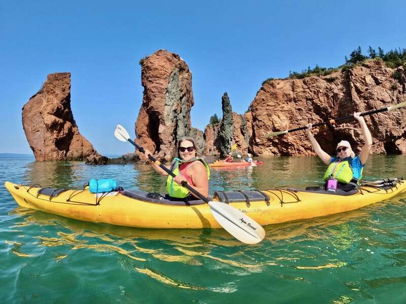 Cape Chignecto: Three Sisters Kayaking Day Tour - The Three Sisters Rock Spires and Natural Arch