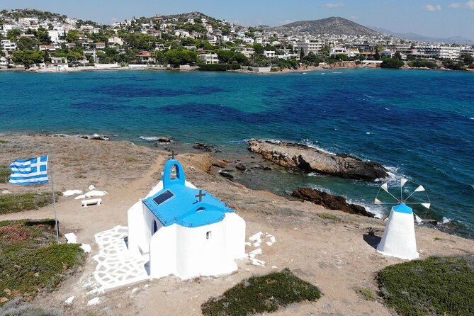 Cape Sounio, Marathon battle and vouliagmeni lake - riviera - The Majestic Temple of Poseidon at Cape Sounio