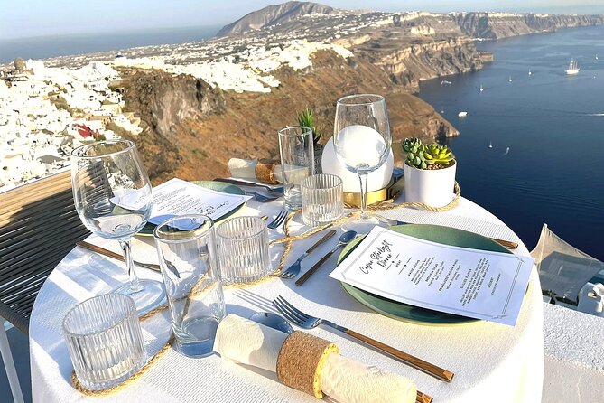 Caper Starlight private dinner - The Convenience of a Private Villa Dinner in Santorini