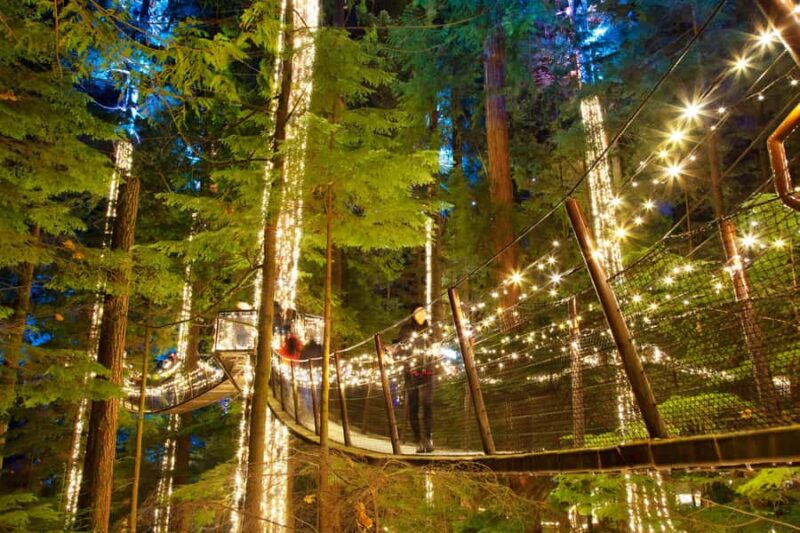 Capilano Suspension Bridge Canyon Lights & 4 Top highlights - Frequently Asked Questions