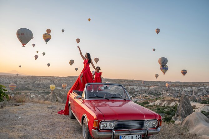 Cappadocia Classic Car Sunset or sunrise - Classic Car Tour Starts at Goreme Hotel Pickup