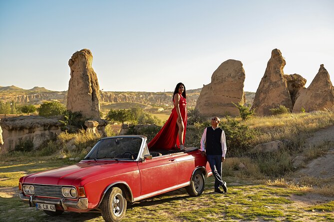 Cappadocia Classic Car Sunset or sunrise - Exploring Cavusin Village for Scenic Vistas