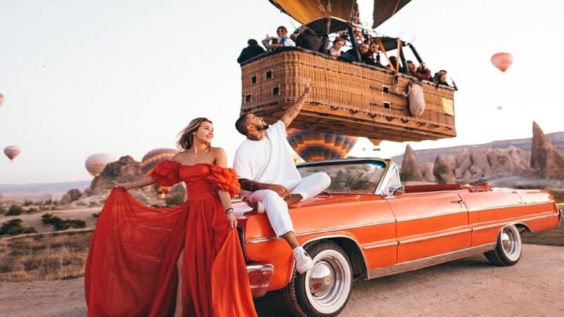 Cappadocia Classic Car Tour & Photoshoot & 1 Rental Dress - Experience Cappadocia with a Classic Car, Photoshoot, and Dress Rental